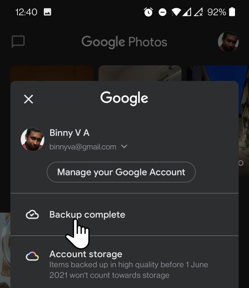 Acount Storage